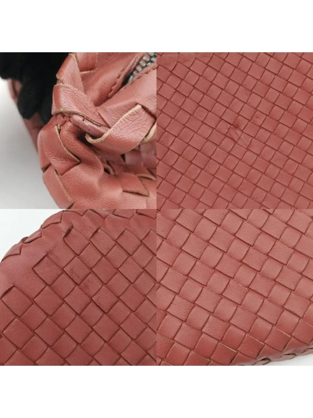Bottega Veneta Intrecciato Pink Lambskin Handbag